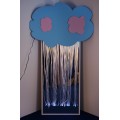Зеркальное панно с фиброоптическими нитями “Разноцветный дождь” 